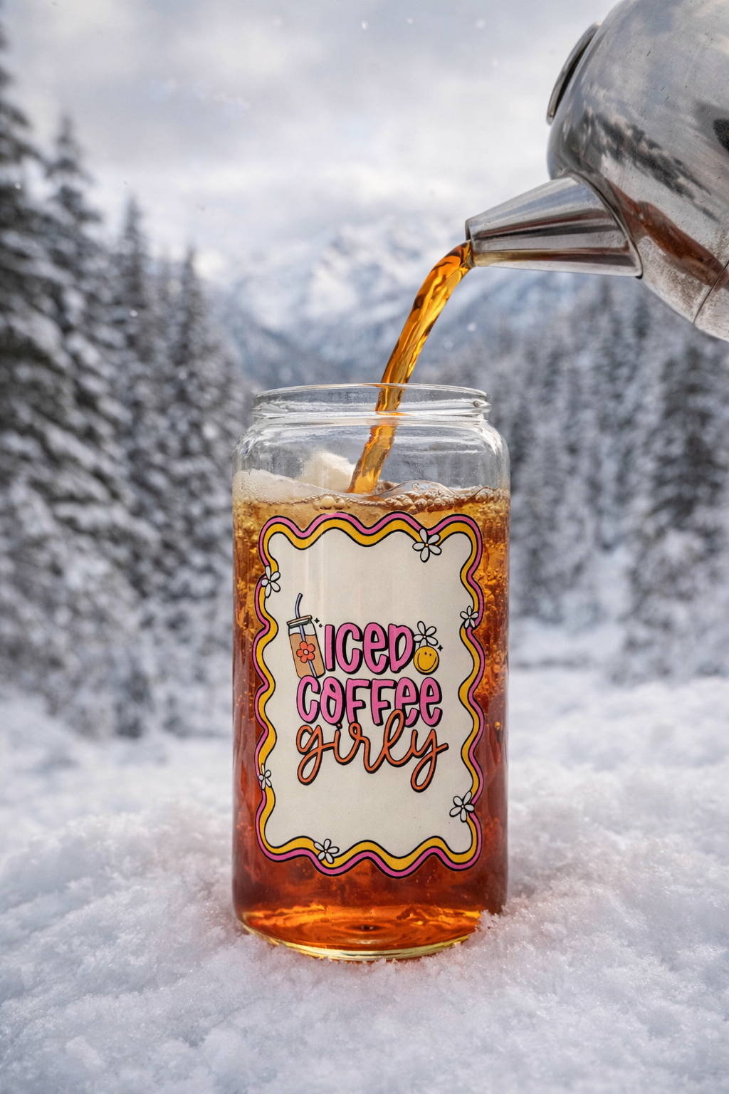 Vaso de Vidrio Iced Coffee