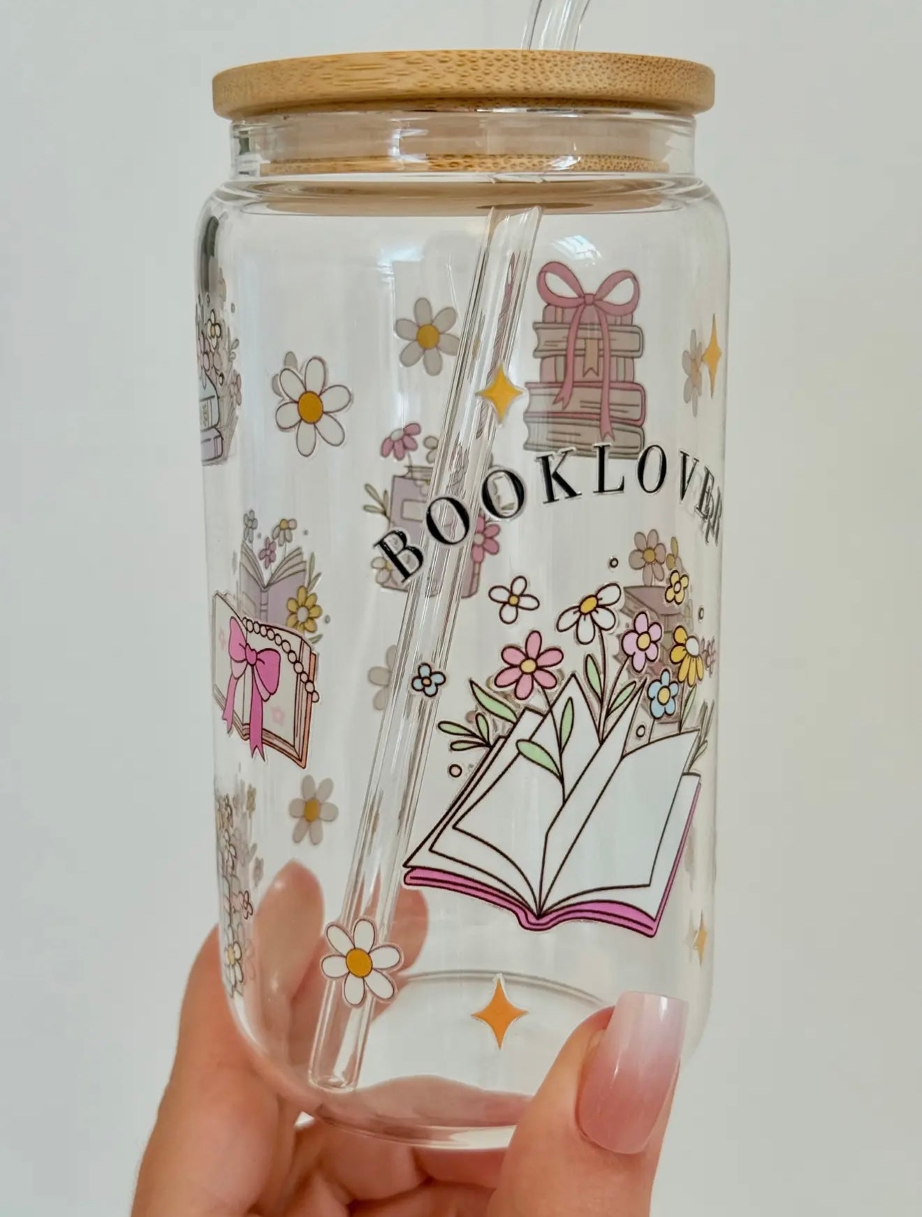 Vaso de Vidrio Booklover | 550 ml