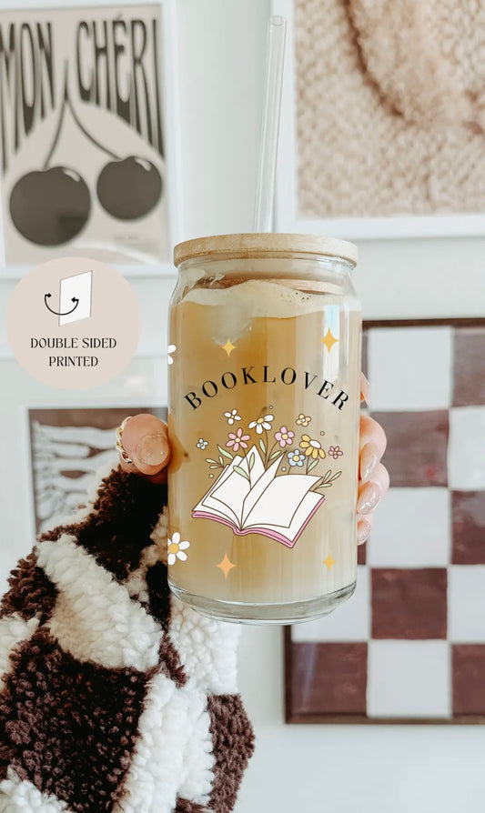 Vaso de Vidrio Booklover | 550 ml