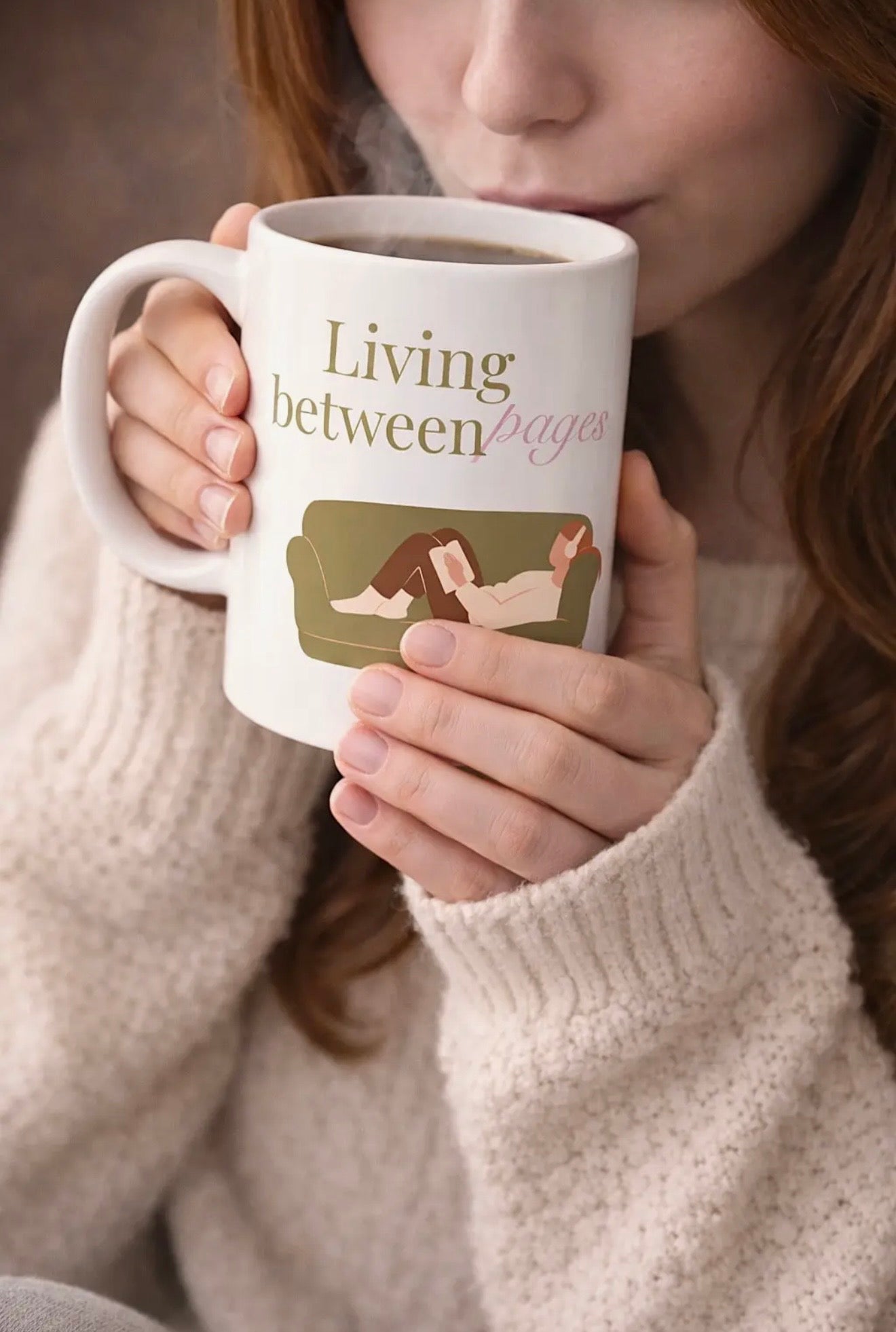 Taza Cerámica Living Between Pages | 325 ml