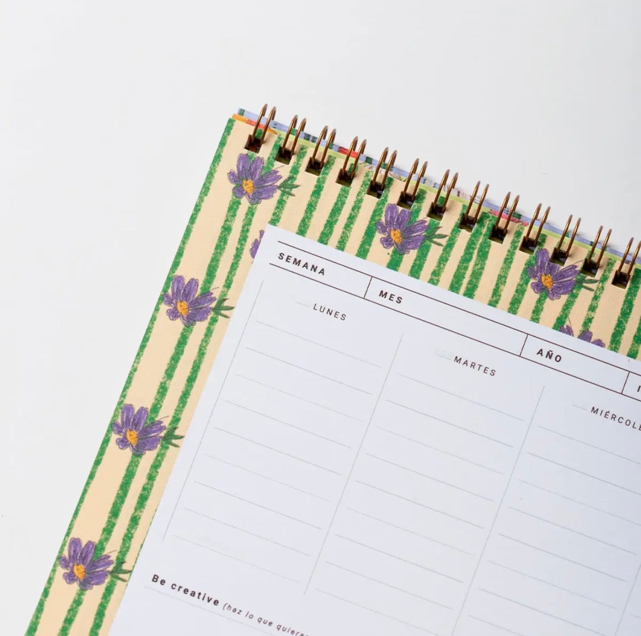 Organizador Semanal Flores